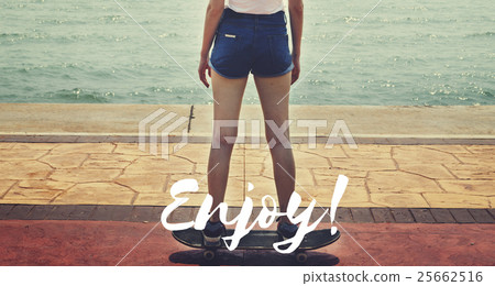 Enjoy Enjoyment Pleasurable Happiness Delightful Concept Enjoy Enjoyment Pleasurable Happiness Delightful Concept 25662516