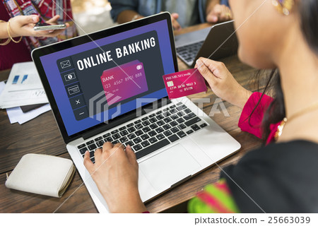Debit Card Payment Account Graphic Concept 25663039