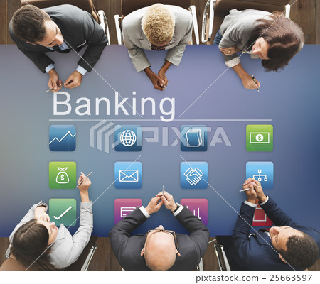 Business Banking Online Payment Financial Transaction Concept 25663597