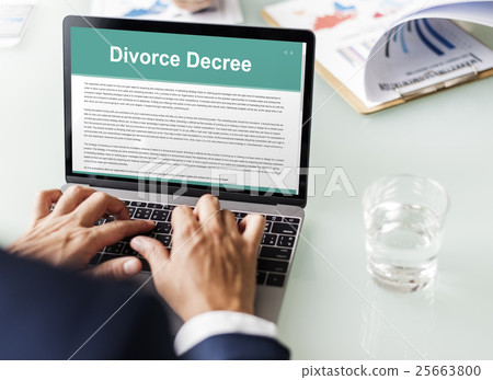 Divorce Agreement Decree Document Break up Concept Divorce Agreement Decree Document Break up Concept 25663800