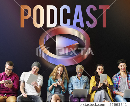 Digital Music Streaming Online Entertainment Media Concept Digital Music Streaming Online Entertainment Media Concept 25663841