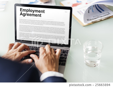 Employment Agreement Form Policy Concept Employment Agreement Form Policy Concept 25663894