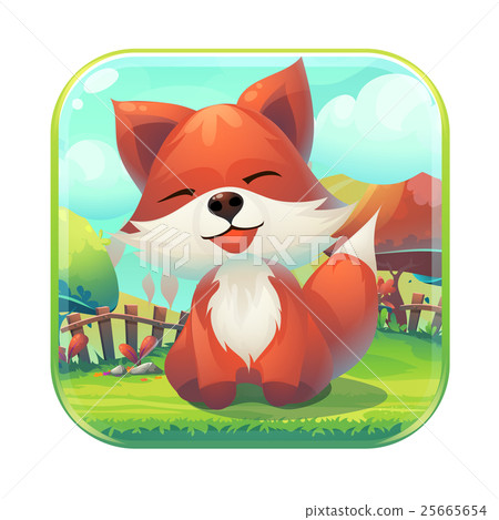 Icon Feed the fox GUI match 3 Icon Feed the fox GUI match 3 25665654