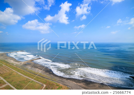 Aerial view of Ichinomiya-cho Fogasaki Higashi-mimi coastal area 25666774