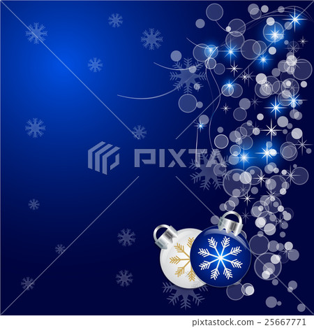 abstract christmas blue vector background - Stock Illustration ...