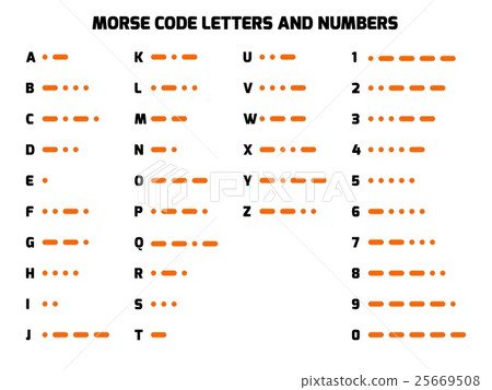 International Morse Code Alphabet 25669508