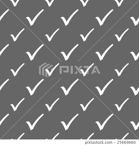 seamless pattern with Check Marks - Stock Illustration [25669660] - PIXTA