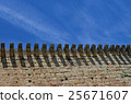 castle stone wall with blue sky 25671607