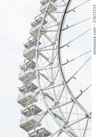 Ferris wheel on white Ferris wheel on white 25672555