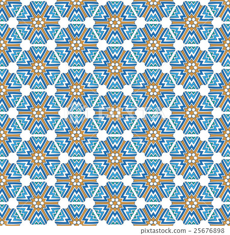 Winter snowflakes hexagonal pattern Winter snowflakes hexagonal pattern 25676898