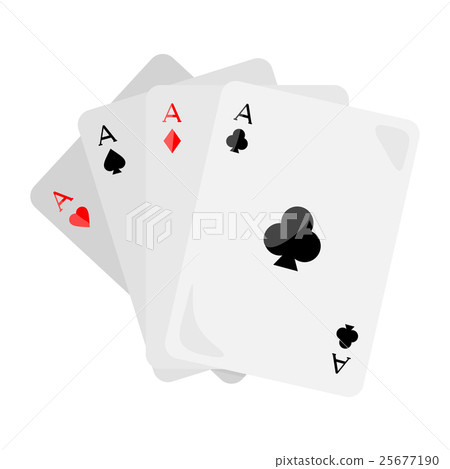 Four Aces of Diamonds Spades Hearts and Clubs Four Aces of Diamonds Spades Hearts and Clubs 25677190