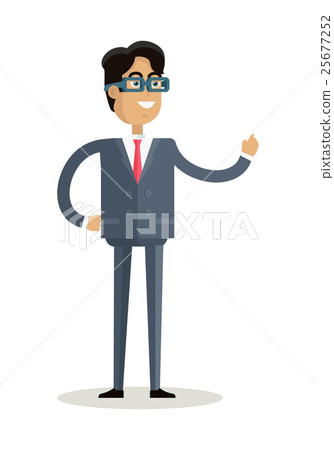 Man Character Vector Illustration in Flat Design 25677252