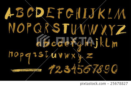 Alphabet letters lowercase, uppercase and numbers. Alphabet letters lowercase, uppercase and numbers. 25678827
