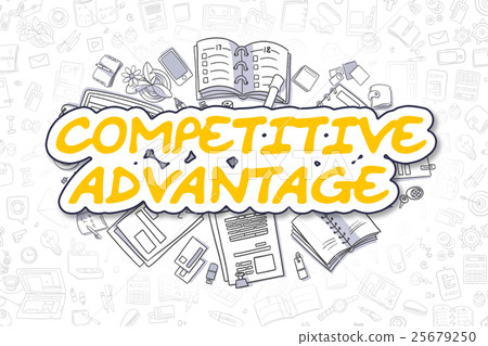 Competitive Advantage - Business Concept. 25679250