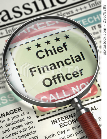 We're Hiring Chief Financial Officer. 3D. 25679298