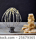 Homemade cookies made from semolina with sugar 25679365