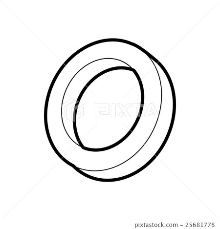 Intersex sign icon, outline style Intersex sign icon, outline style 25681778