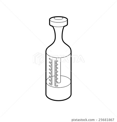 Vape atomizer icon, outline style Vape atomizer icon, outline style 25681867