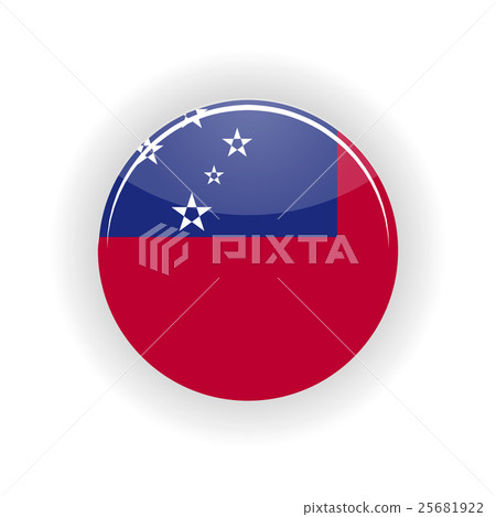 Samoa icon circle Samoa icon circle 25681922