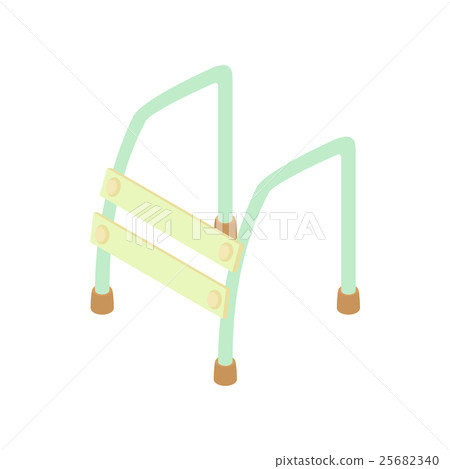 Walking frame icon, cartoon style 25682340