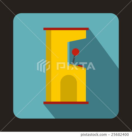 Slot machine icon, flat style Slot machine icon, flat style 25682400