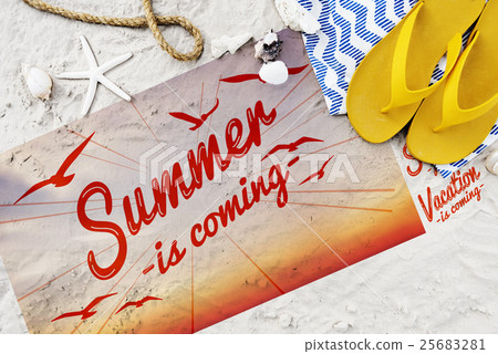Summer Break Fun Party Banner Concept 25683281