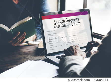 Social Security Disability Claim Concept Social Security Disability Claim Concept 25685111