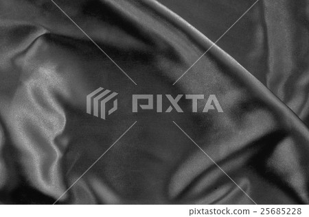 Black Texture Dark Wavy Glossy Silk Drapery. Black Texture Dark Wavy Glossy Silk Drapery. 25685228