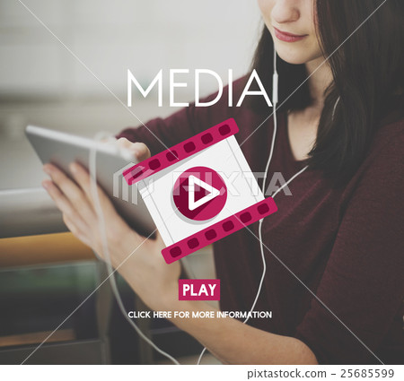 Media Digital Communication Television Social Concept Media Digital Communication Television Social Concept 25685599