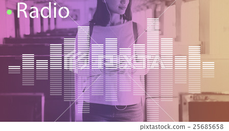 Music Audio Melody Wave Graphic Concept 25685658