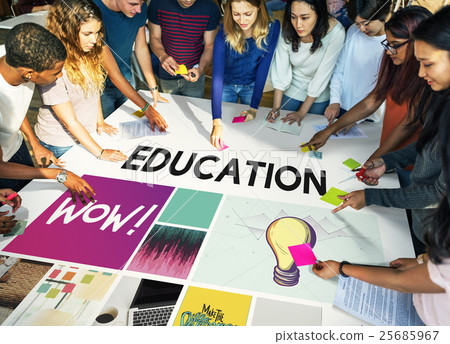 Education LIght Bulb Ideas Knowledge School Concept Education LIght Bulb Ideas Knowledge School Concept 25685967