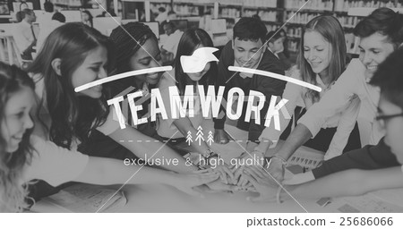 Team Support Togetherness Cooperation Partnership Concept Team Support Togetherness Cooperation Partnership Concept 25686066