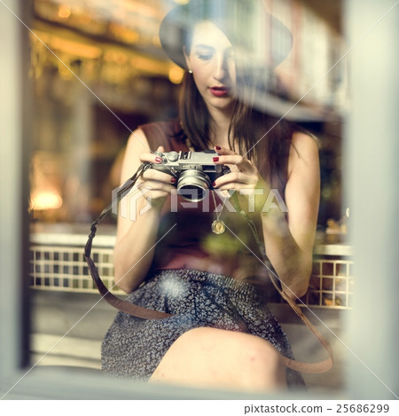 Camera Beautiful Image Connecting Photography Concept Camera Beautiful Image Connecting Photography Concept 25686299