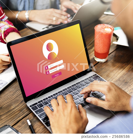 Sign In User Password Privacy Concept Sign In User Password Privacy Concept 25686586