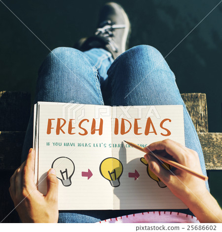 Fresh Ideas Design Inspiration Invention Concept 25686602