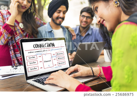 Internet Connection Onlline Communication Message Concept Internet Connection Onlline Communication Message Concept 25686975