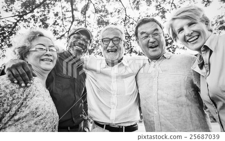 Group of Senior Retirement Discussion Meet up Concept 25687039