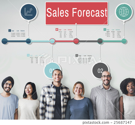 Sales Forecast Strategy Planning Vision Marketing Concept 25687147