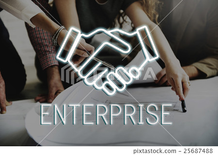 Handshake Deal Agreement Corporate Business Concept 25687488