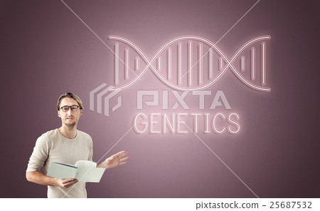 DNA Helix Life Science Graphic Concept DNA Helix Life Science Graphic Concept 25687532