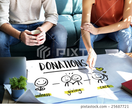 Charity Donations Fundraising Nonprofit Volunteer Concept 25687721