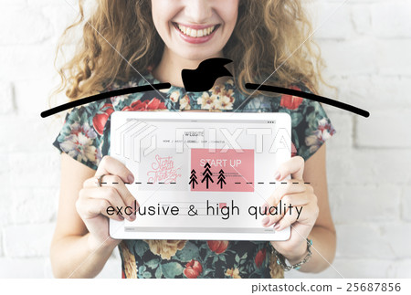 High Quality Brand Marketing Banner Copy Space Concept 25687856