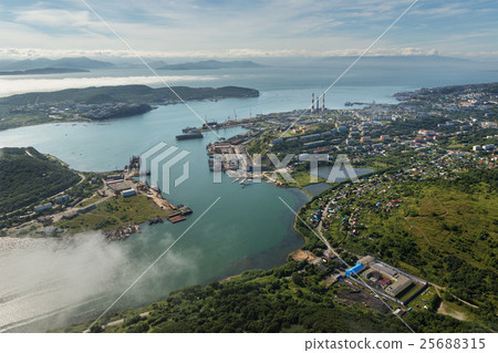 Avacha Bay and Petropavlovsk-Kamchatsky on the 25688315