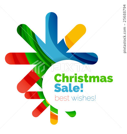 Christmas and New Year geometric paper design Christmas and New Year geometric paper design 25688794