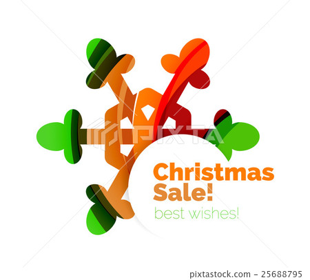 Christmas and New Year sale banner Christmas and New Year sale banner 25688795
