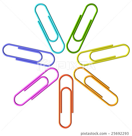 Colored clip set Colored clip set 25692293