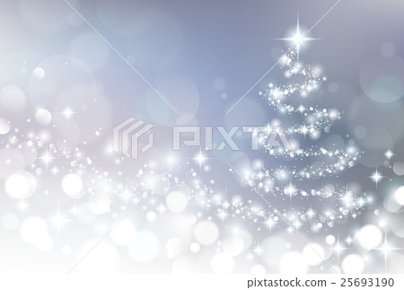 Silver Christmas Background 25693190
