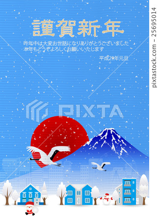 公雞富士山聖誕老人明信片 公雞富士山聖誕老人明信片 25695014