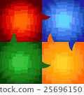 vector illustration, squares abstract. 25696150