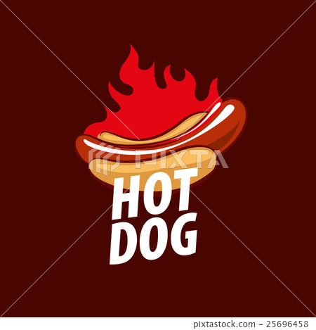 vector logo hot dog vector logo hot dog 25696458